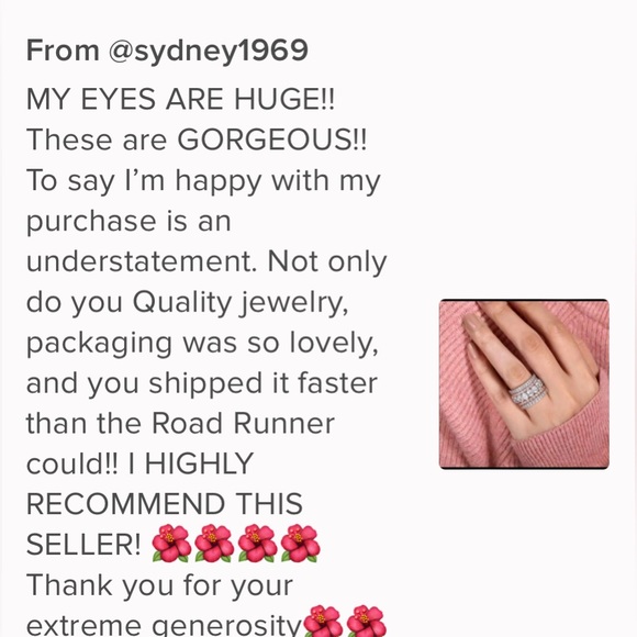 New S925 5 Pieces Diamond Stack Ring Sets - Picture 7 of 7